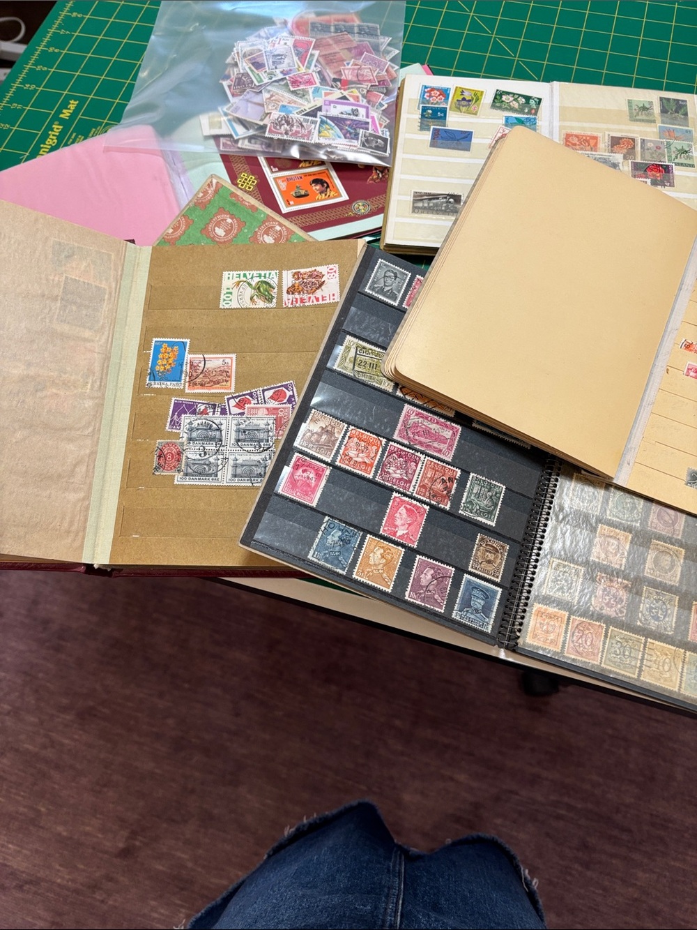 Vintage stamp collection
